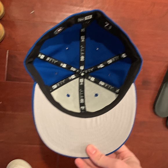 Blue Yankees 5950 fitted hat (7 5.8) - Picture 4 of 5